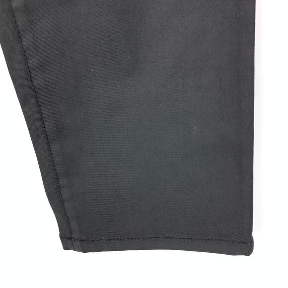 Banana Republic Women's Size 28 High Rise Straight Leg Ankle Jeans Black Coated - Picture 4 of 7